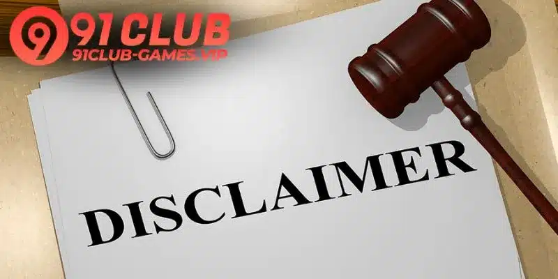 The 91 Club's disclaimer is especially important to everyone