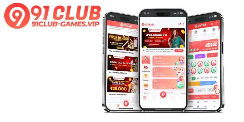 Installing the 91 club download application on mobile